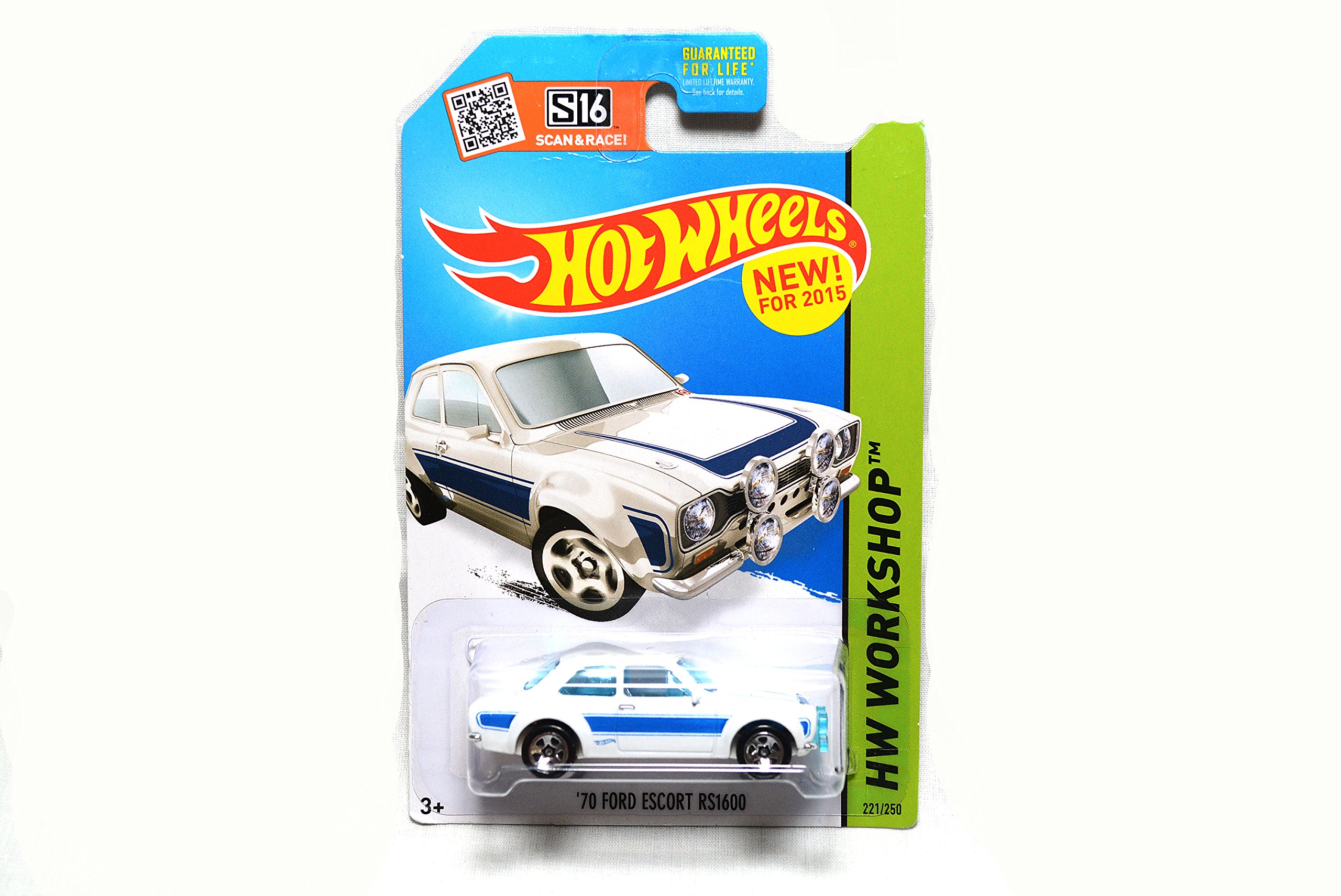 Amazon.com: Hot Wheels, 2015 HW Workshop, '70 Ford Escort RS1600
